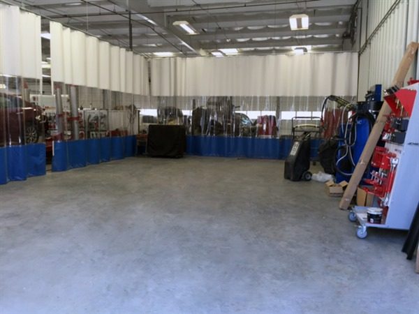 Aluminum repair area